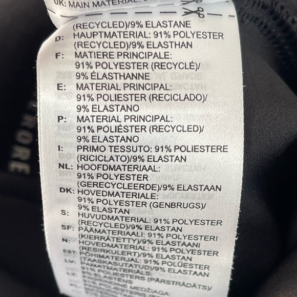 Adidas Women's Black Performance Leggings Athletic Size X-LARGE - Picture 12 of 12